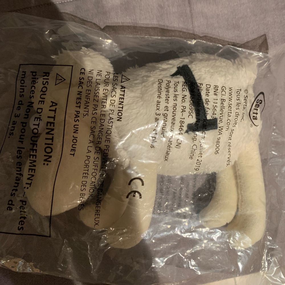 🐑🐑#1 Serta the counting Sheep 8” plush, new🆕